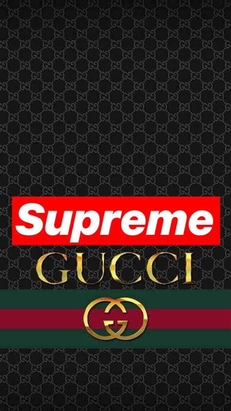 gucci and supreme computer wallpaper|More.